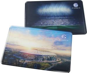 FC Schalke 04 Frühstücksbrettchen Arena 2er-Pack, 22 x 14cm