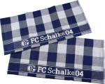 FC Schalke 04 Geschirrtuch 2er-Set 50 x 70 cm dunkelblau/ weiß