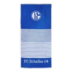 FC Schalke 04 Handtuch Streifen Königsblau 100x50 cm