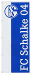 FC Schalke 04 Hissfahne Blau Weiss 150 x 400 cm