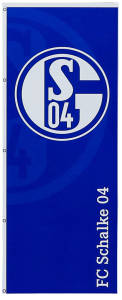 FC Schalke 04 Hissfahne Signet 150 x 400 cm
