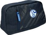 FC Schalke 04 Kulturtasche 18 x 28 x 8 cm navy meliert | Kulturbeutel | Kosmetiktasche