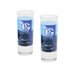 FC Schalke 04 Schnapsglas 2er-Set | 7 cl | Glas