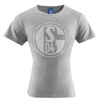 FC Schalke 04 T-Shirt Damen "Classic" grau - verschiedene Größen