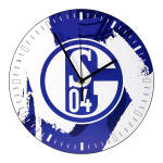 FC Schalke 04 Wanduhr Köningsblau 30 cm