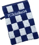 FC Schalke 04 Waschhandschuh Karo 21,5 x 15 cm