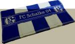 FC Schalke 04 Badetuch Blockstreifen 90 x 180 cm