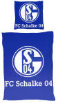 FC Schalke 04 Mikrofaser Bettwäsche Signet 135 x 200 cm