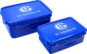 FC Schalke 04 Brotdosen 2-er Set königsblau