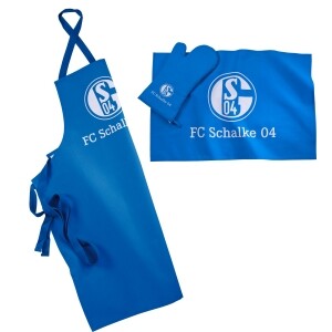 FC Schalke 04 Grillset Logo,  3-teilig