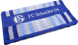 FC Schalke 04 Waschhandtuch Blockstreifen