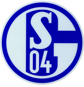 FC Schalke 04 Mousepad königsblau, weiß 20cm