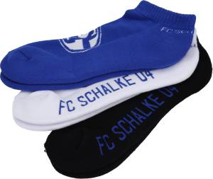 FC Schalke Sneaker 3er Pack - verschiedene Größen
