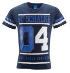 FC Schalke 04 Herren T-Shirt College marine, Gr. S