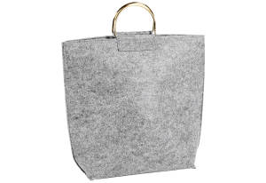 Filztasche grau 45 x 15 x 40 cm