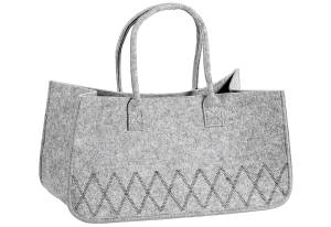 Filztasche grau 50 x 32 x 25 cm