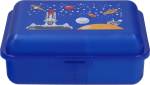 Fizzii Brotdose Uno mit Trennfach Weltraum, blau