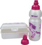 Fizzii Trinkflasche 600ml und Brotdose Einhorn 3-er Set