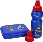 Fizzii Trinkflasche 330ml und Brotdose Feuerwehr 3-er Set