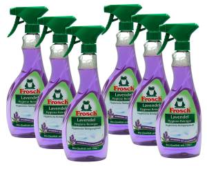 Frosch Hygiene-Reiniger Lavendel 6x 500 ml, 6er Set
