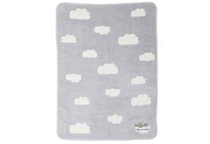 FUSSENEGGER Kuscheldecke grau