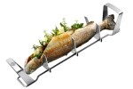 GEFU Fischhalter "BBQ" 36,7 x 7,7 x 7,8 cm silberfarben