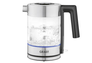 Graef Wasserkocher WK 300 EU | 1,0 Liter | Edelstahl | 2200W