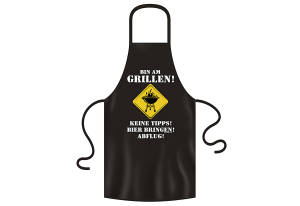 Grillschürze " bin am Grillen"