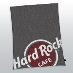 Hard Rock Cafe Kuscheldecke 150 x 200 cm grau