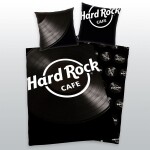 Hard Rock Cafe Bettwäsche "Schallplatte" 135x200cm, Renforc