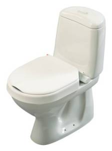 ETAC Hi-Loo Toilettensitzerhohung fest, mit Deckel, 6cm
