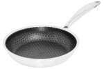 HENSSLERS | Edelstahlpfanne | 20 cm | Edelstahl | Silberfarben
