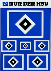 HSV Aufkleberbogen Logo 14,8 x 21 cm