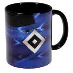 HSV Metallic Tasse 'Stadion blau'