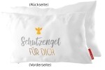 LA VIDA Kissen "Schutzengel für dich" 40 x 25 cm weiß