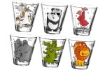 LEONARDO Kinderbecher "Bambini" 215 ml 6er Set mit Tiermotiven