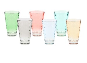 LEONARDO Longdrinkbecher Pastell 6er