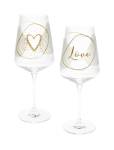 LEONARDO Weinglas 560 Milliliter Love 2er
