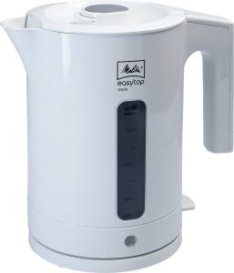 Melitta EasyAquaTop Wasserkocher, 1,7l, weiß