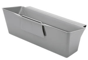 metaltex Auffangschale für Küchenabfälle "Clean Tex" grau