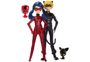 Miraculous Puppen Ladybug und Cat Noir 26 cm