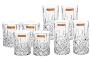 Nachtmann Whisky- & Longdrinkgläser "Noblesse", 8er Set je 4 Stück