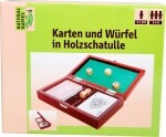 Natural Games Karten und Würfel in Holzschatulle