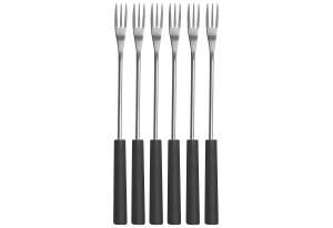 NOUVEL Käsefondue-Gabel-Set 6-TLG. | Edelstahl, Kunststoff