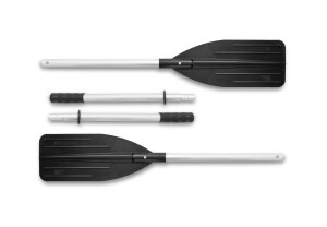 Intex Aluminium Paddel-Set schwarz 137cm, 2-teilig