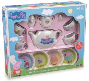 Peppa Pig Spielzeug Porzellan-Kaffee-Set 12-teilig