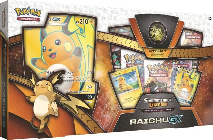 Pokemon SM03.5 Raichu-GX Box Sammelkarten