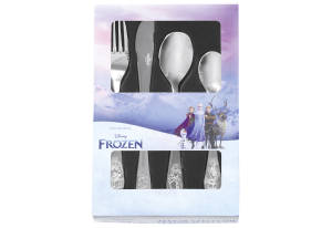 p:os Frozen Die Eiskönigin 2 - Kinderbesteck, 4-teiliges Besteckset | Edelstahl