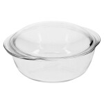 Pyrex Kasserolle mit Deckel, rund, 1,6 + 0,5 Liter