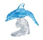 Puzzle 3D Crystal Delfin blau 100Teile